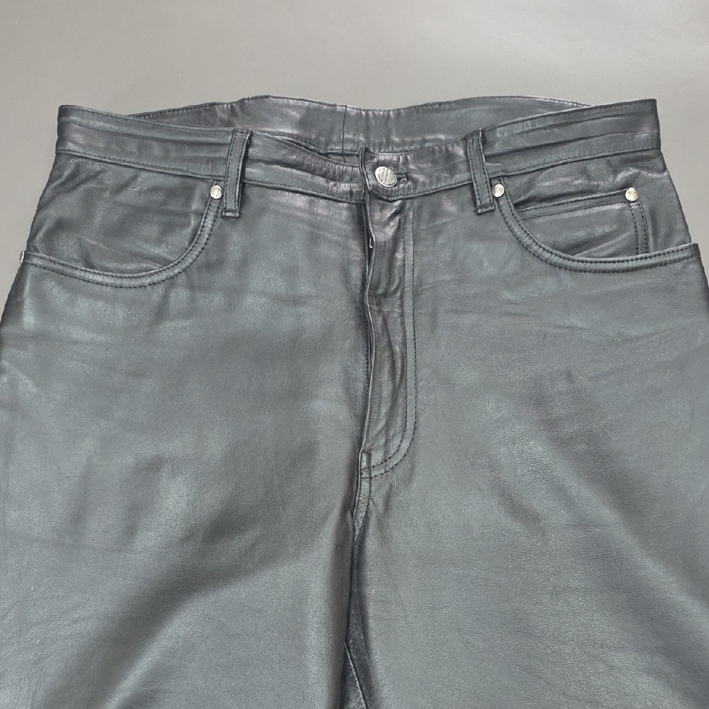 Harley-Davidson Men's Black Leather Pants